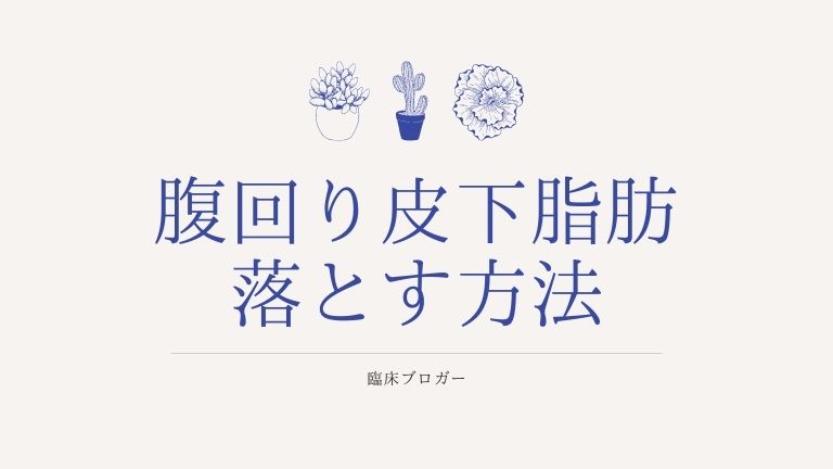 腹 回り 皮下 脂肪 落とす 男