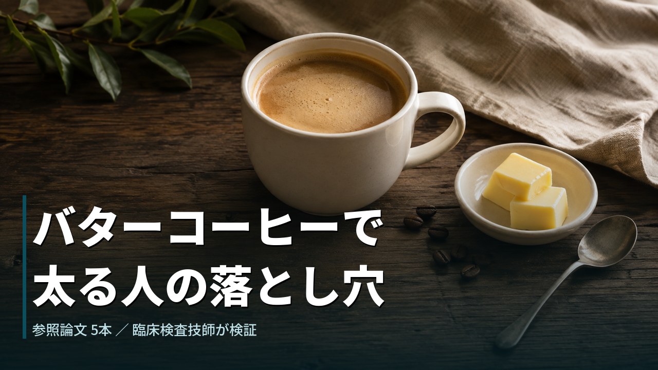 バターコーヒーで太る人の落とし穴